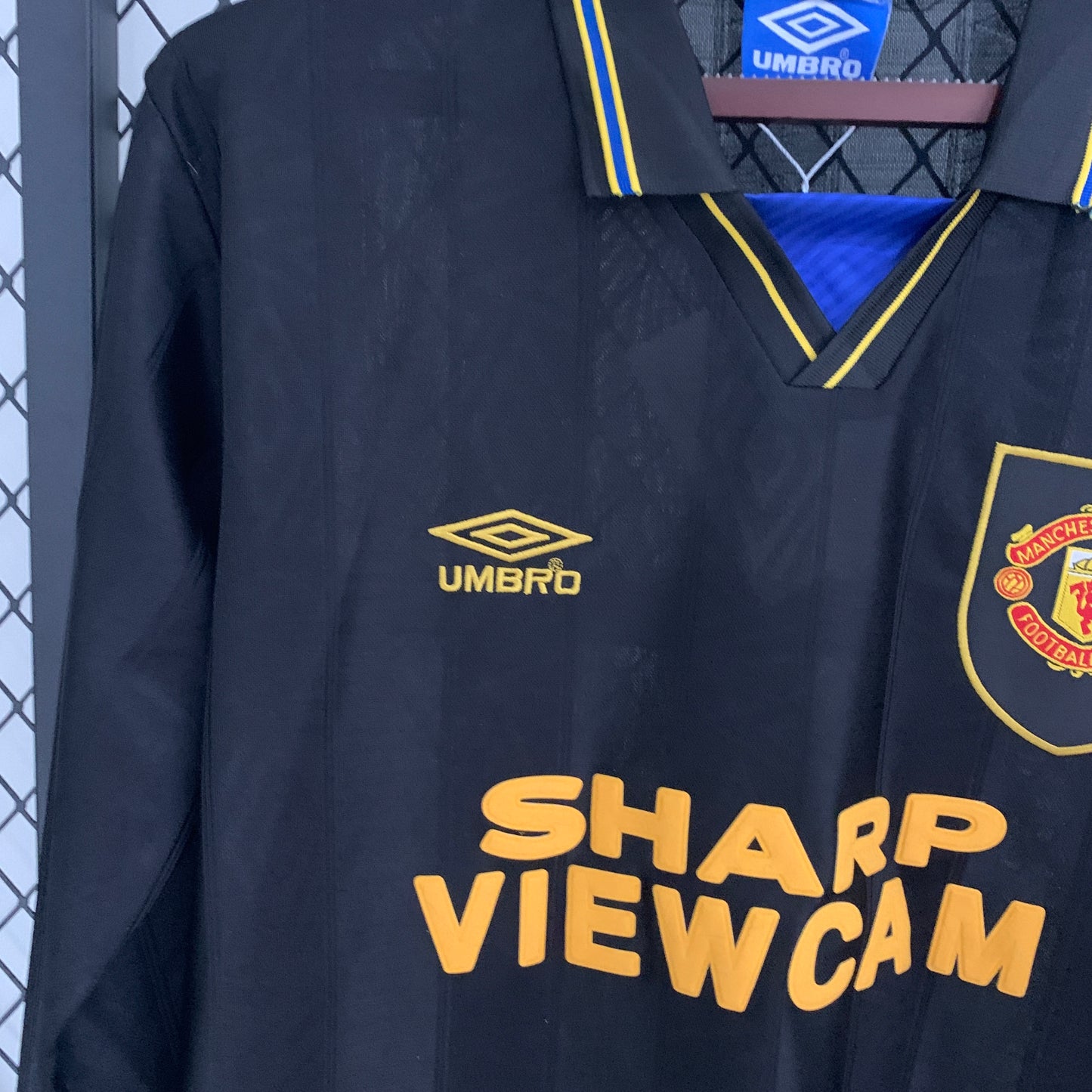 Camisa Retrô Manga Longa Manchester United Away 1994/95
