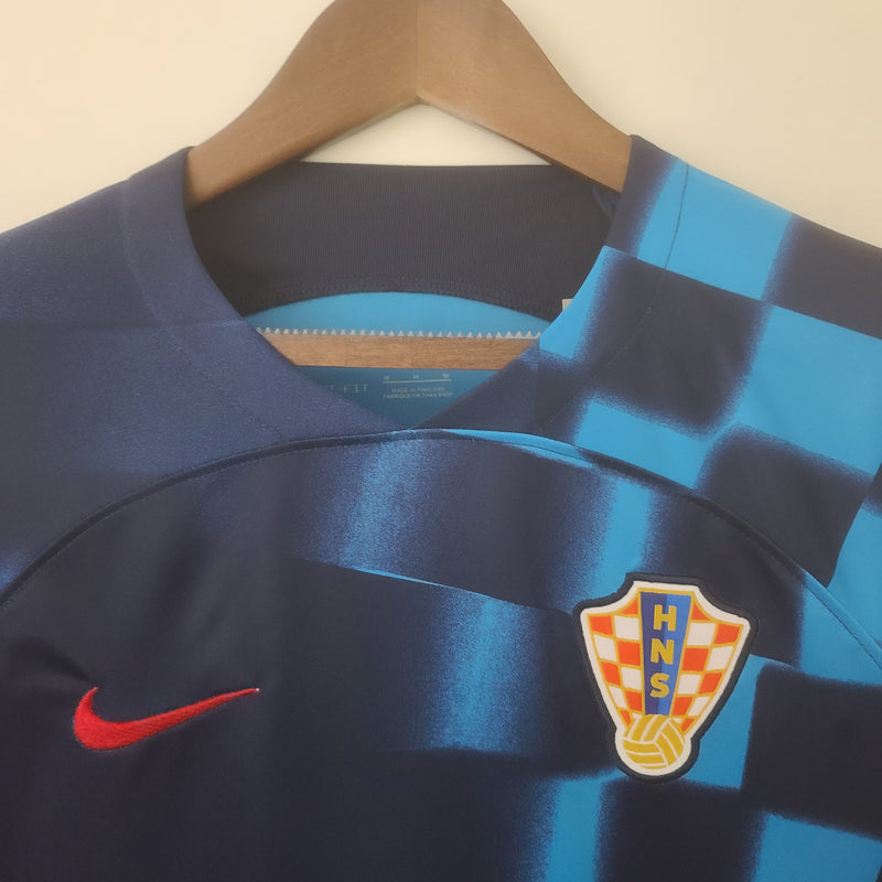 Camisa Torcedor Croácia Away Copa do Mundo 2022