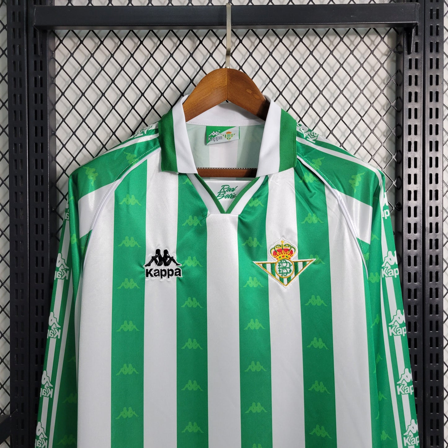 Camisa Retrô Manga Longa Real Betis Home 1995/97