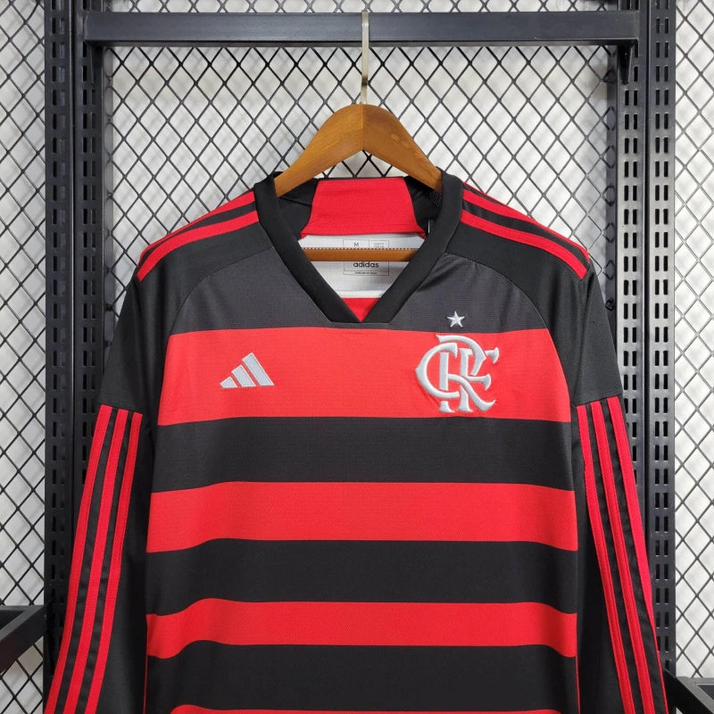 Camisa Manga Longa Flamengo Home 24/25