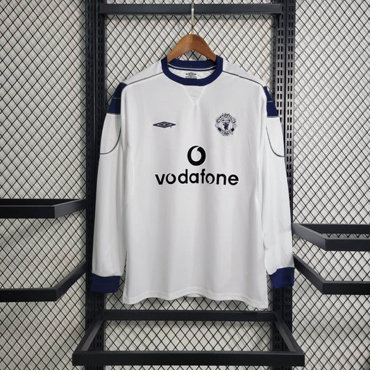 Camisa Retrô Manga Longa Manchester United Away 1999/00