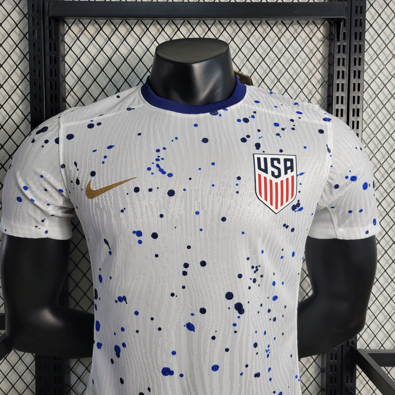 Camisa Jogador Estados Unidos Home Copa do Mundo Fem 2023