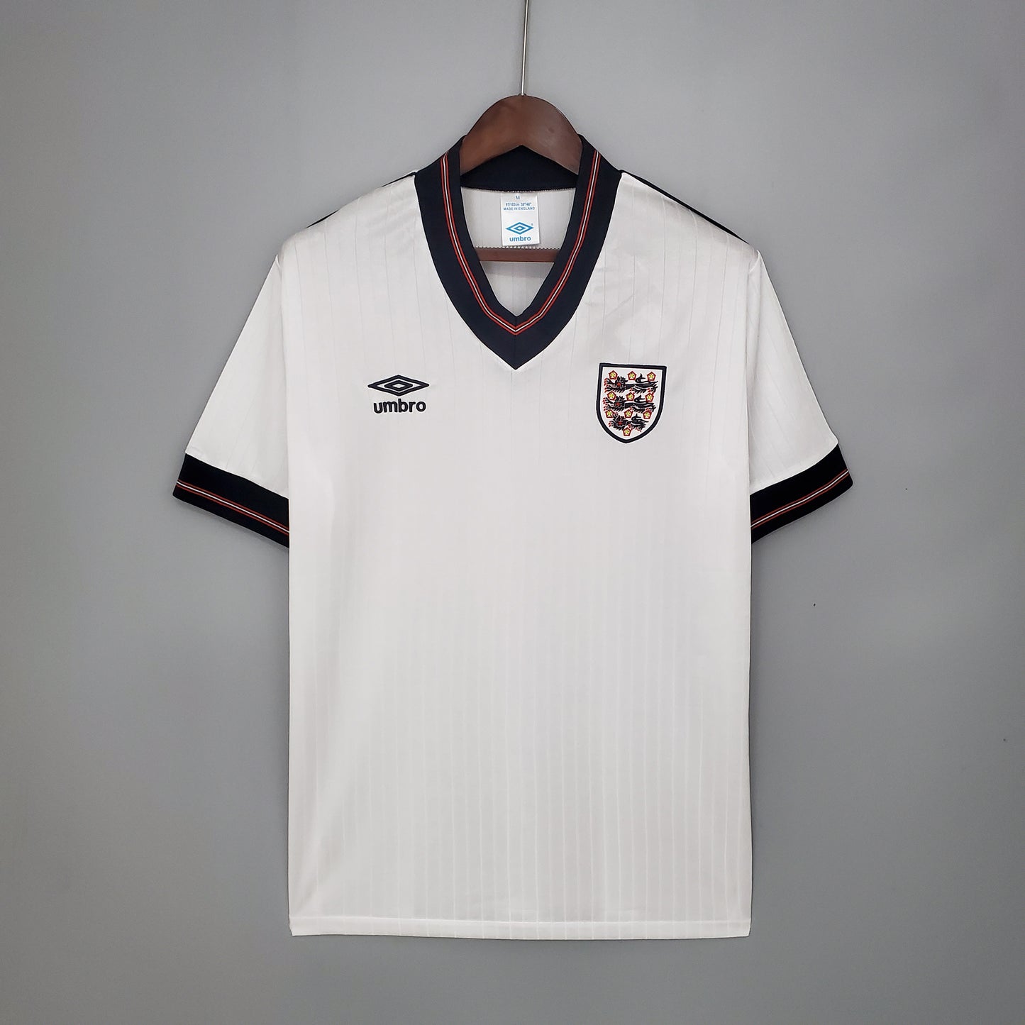 Camisa Retrô Inglaterra Home 1984/87