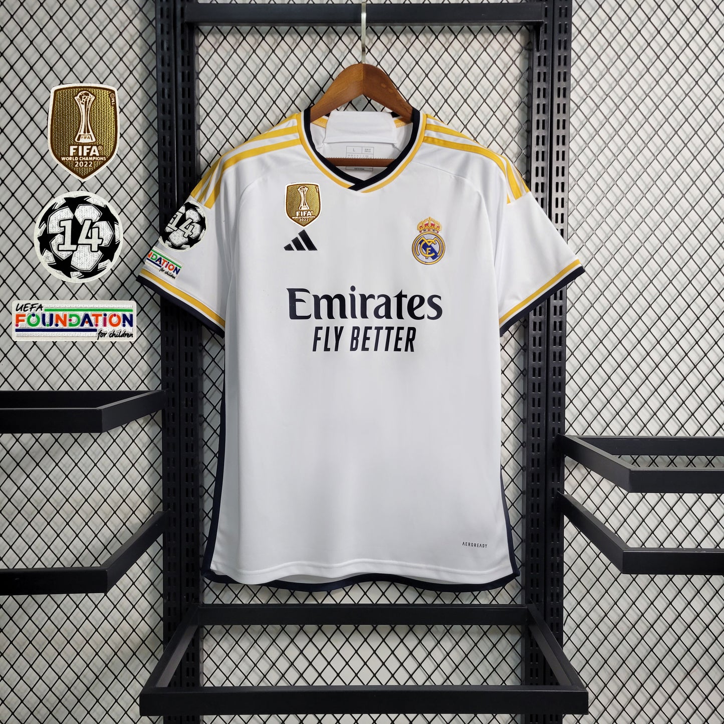Camisa Torcedor Real Madrid Home c/ Patch 23/24