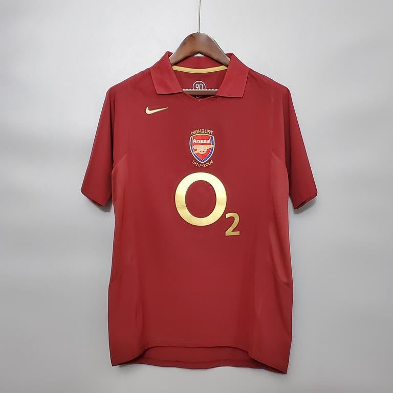Camisa Retrô Arsenal Home 2005/06