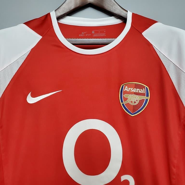 Camisa Retrô Arsenal Home 2002/04