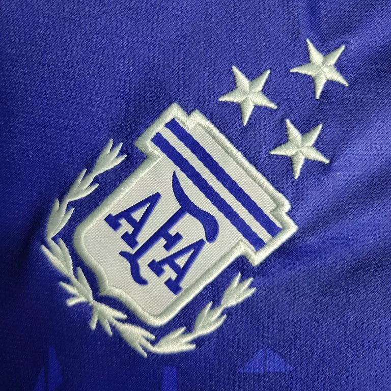 Camisa Torcedor Argentina Away Feminina Copa do Mundo 2022 "3 Estrelas"
