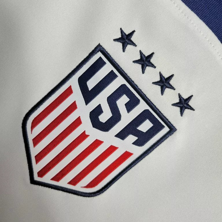 Camisa Torcedor Estados Unidos Home Feminina Copa do Mundo 2022