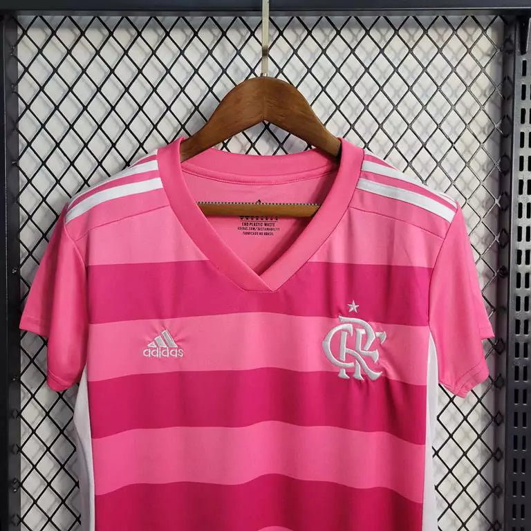Camisa Torcedor Flamengo Outubro Rosa Feminina 22/23