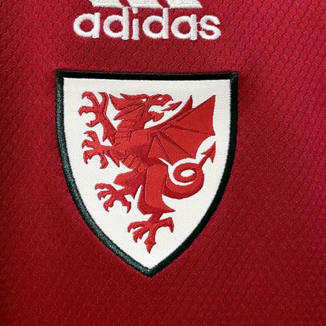 Camisa Torcedor País de Gales Home Copa do Mundo 2022