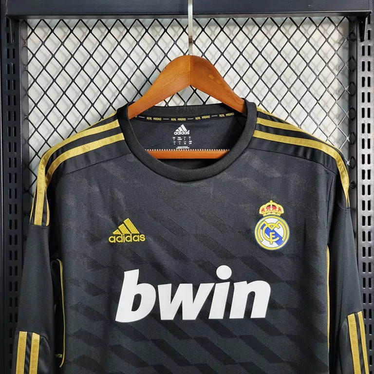 Camisa Retrô Manga Longa Real Madrid Away 2011/12
