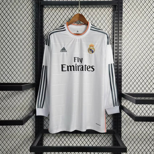 Camisa Retrô Manga Longa Real Madrid Home 2013/14