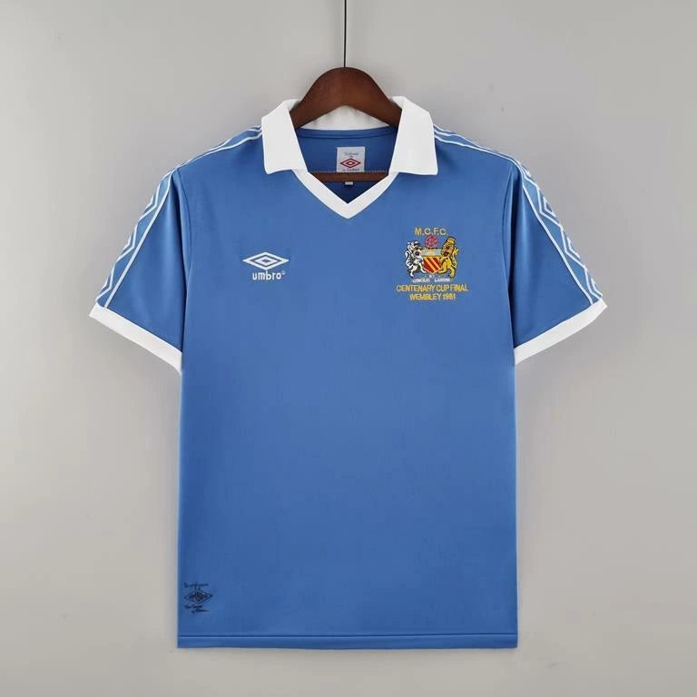 Camisa Retrô Manchester City Home 1981/82