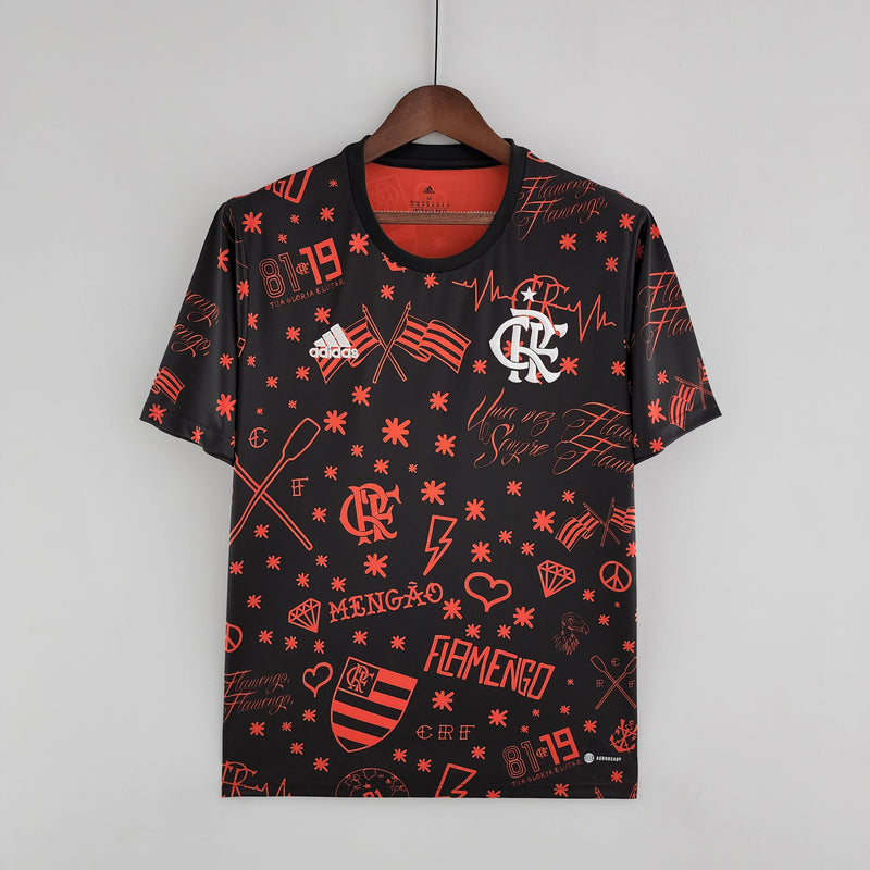 Camisa Torcedor Flamengo Pré-Jogo 22/23