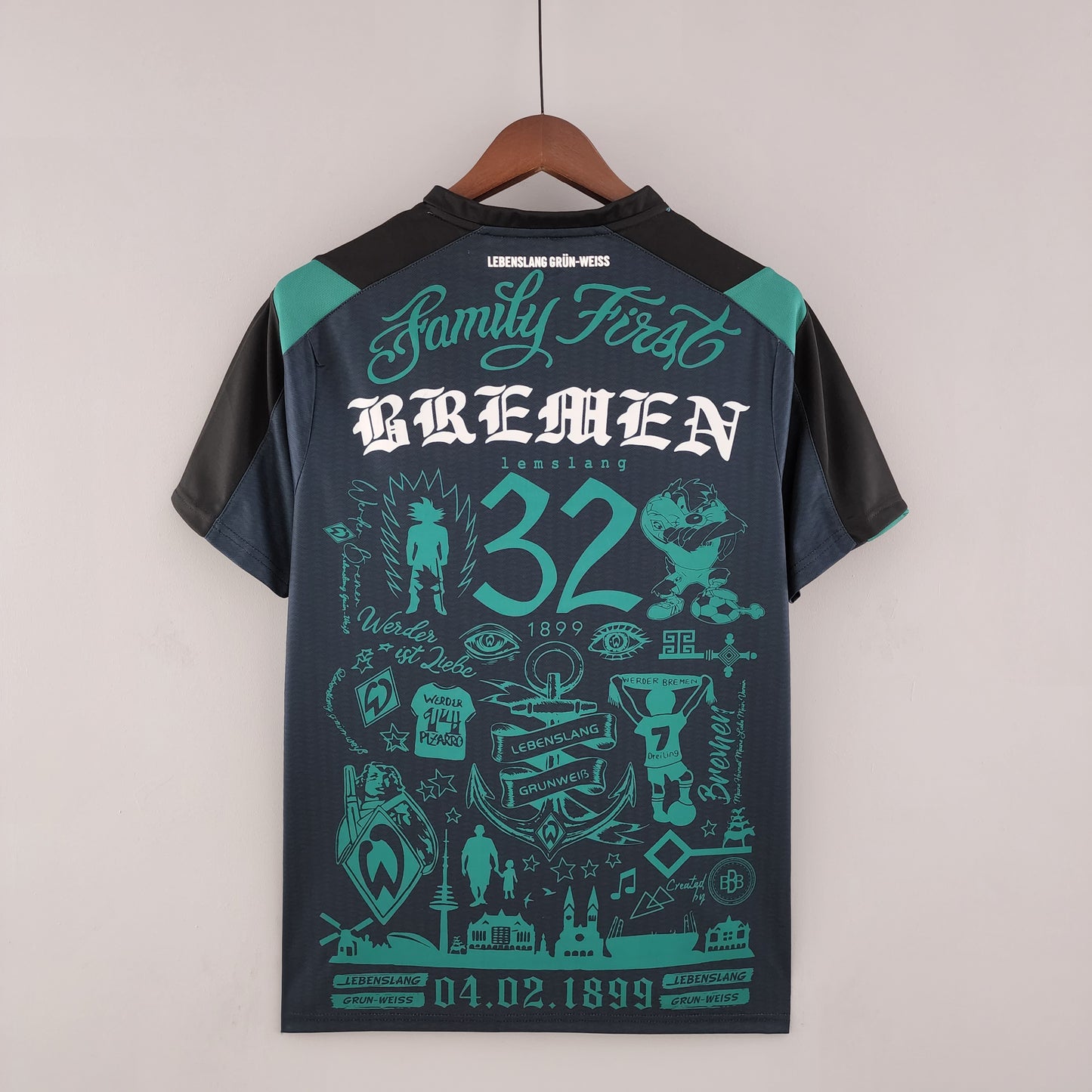 Camisa Torcedor Werder Bremen Tattoo Version 22/23