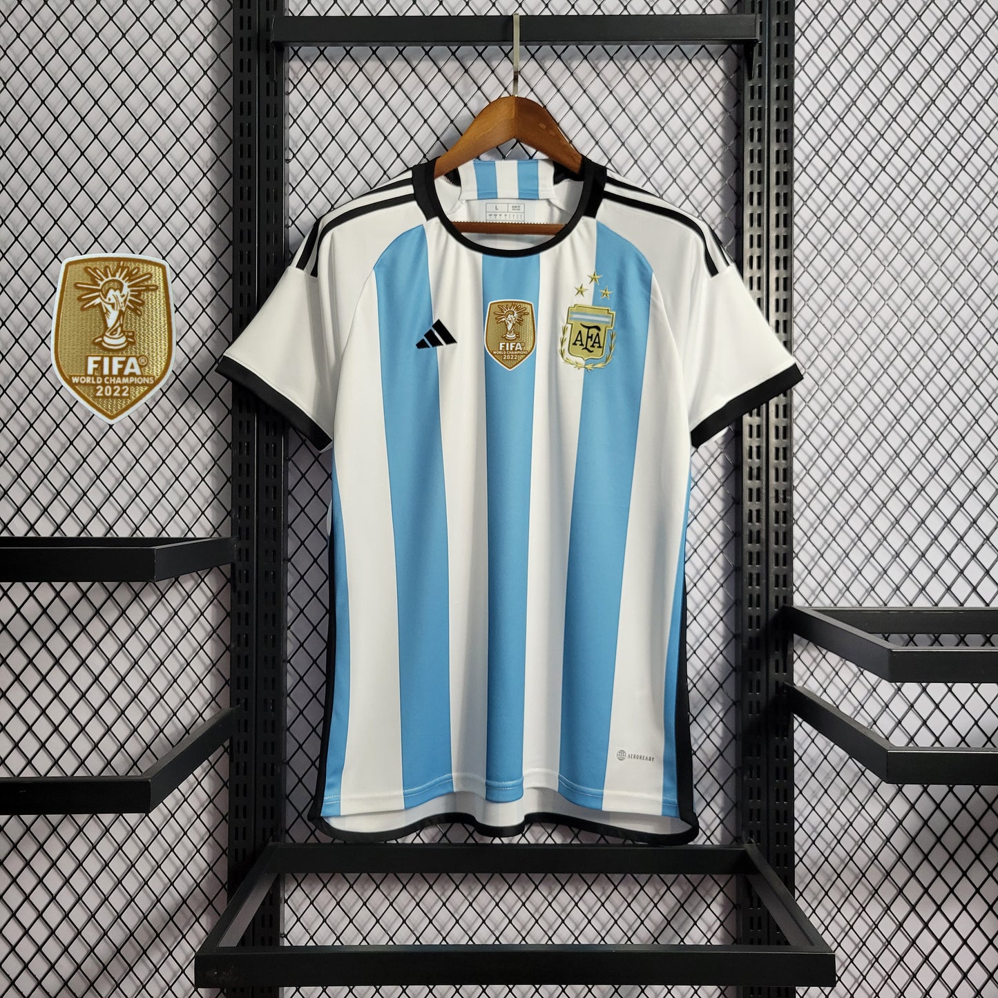 Camisa Torcedor Argentina Home Edição Campeão Copa 2022