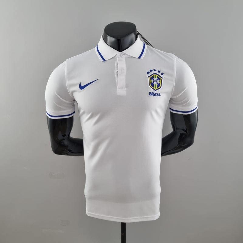 Camisa Polo Brasil Branca