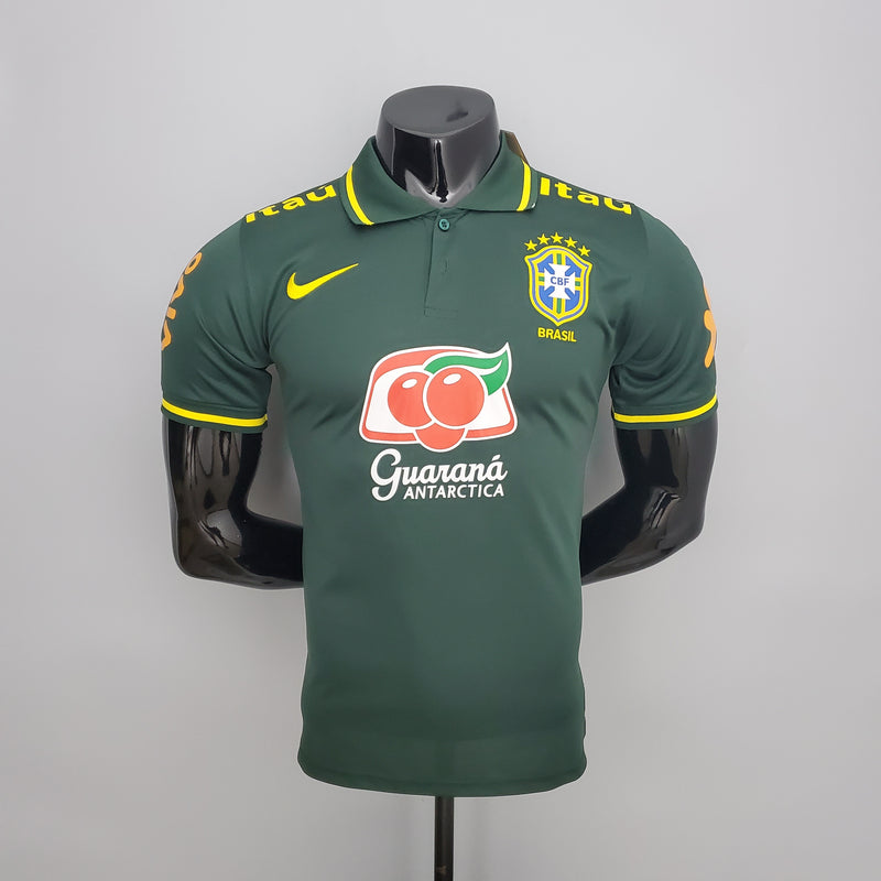 Camisa Polo Brasil Verde Escura