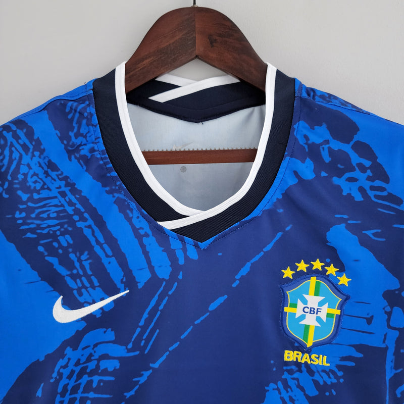 Camisa Torcedor Brasil Conceito "Azul" Feminina 2022