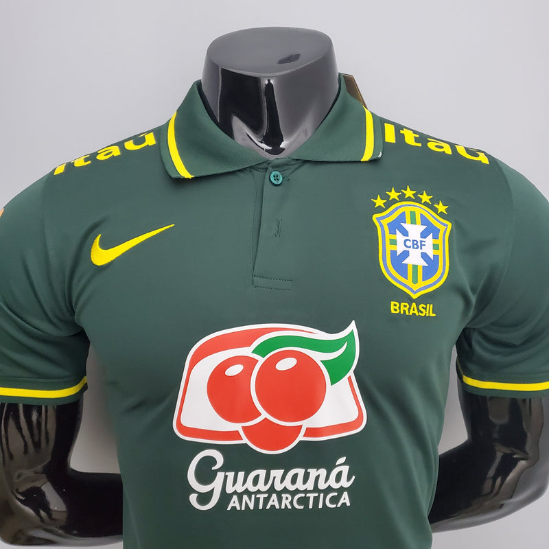 Camisa Polo Brasil Verde Escuro