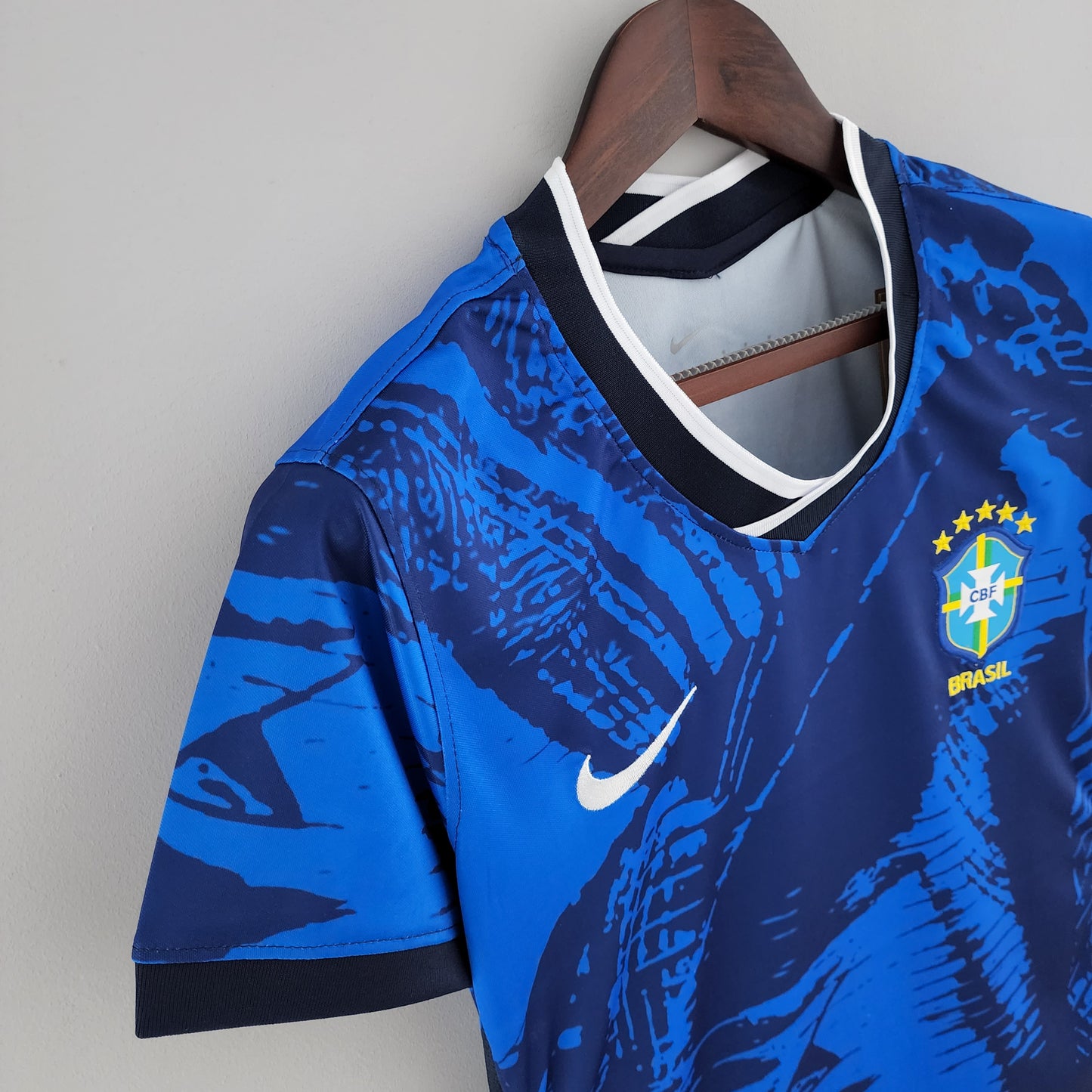 Camisa Torcedor Brasil Conceito "Azul" Feminina 2022