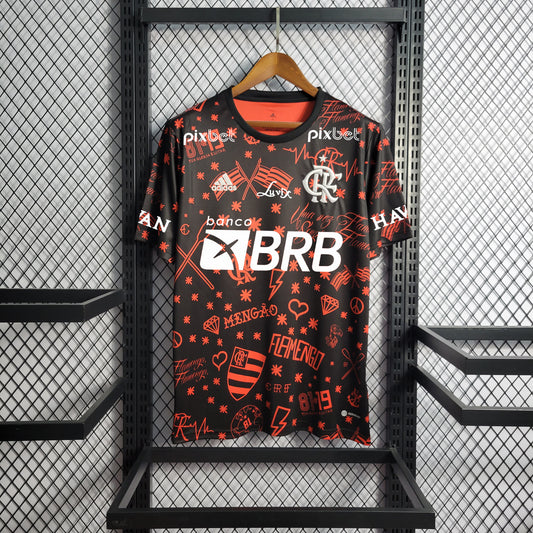Camisa Torcedor Flamengo Pré-Jogo C/P 22/23