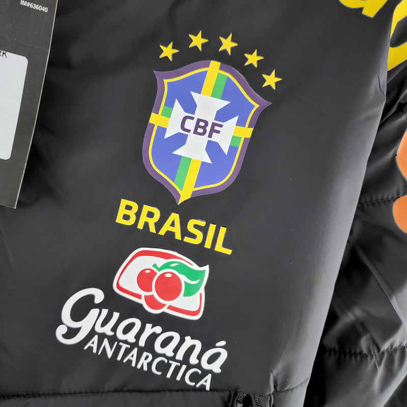 Jaqueta de Algodão Brasil 2022 Preta