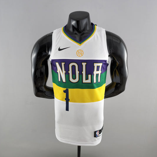 NBA New Orleans Pelicans WILLIAMSON-1 Branca