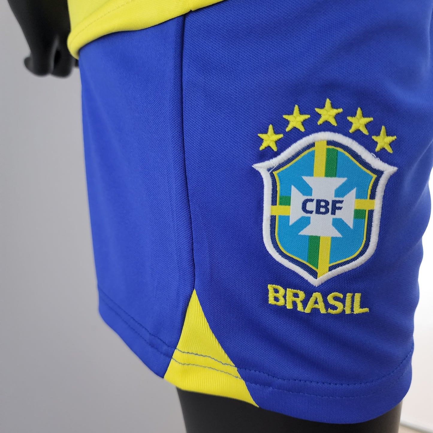 Conjunto Infantil Brasil Home Copa do Mundo 2022