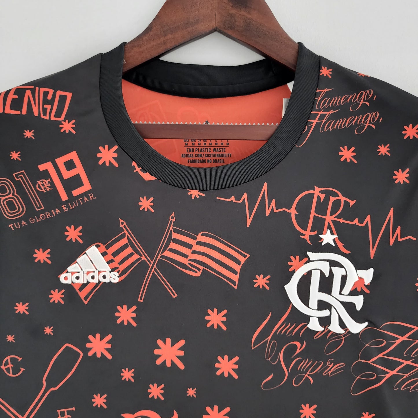 Camisa Torcedor Flamengo Pré-Jogo Feminina 22/23