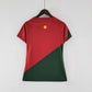 Camisa Torcedor Portugal Home Feminina Copa do Mundo 2022