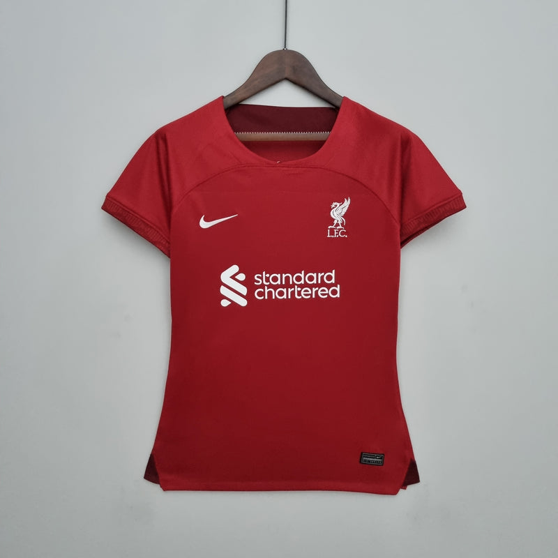 Camisa Torcedor Liverpool Home Feminina 22/23